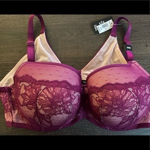 38DD Full coverage balconette bra